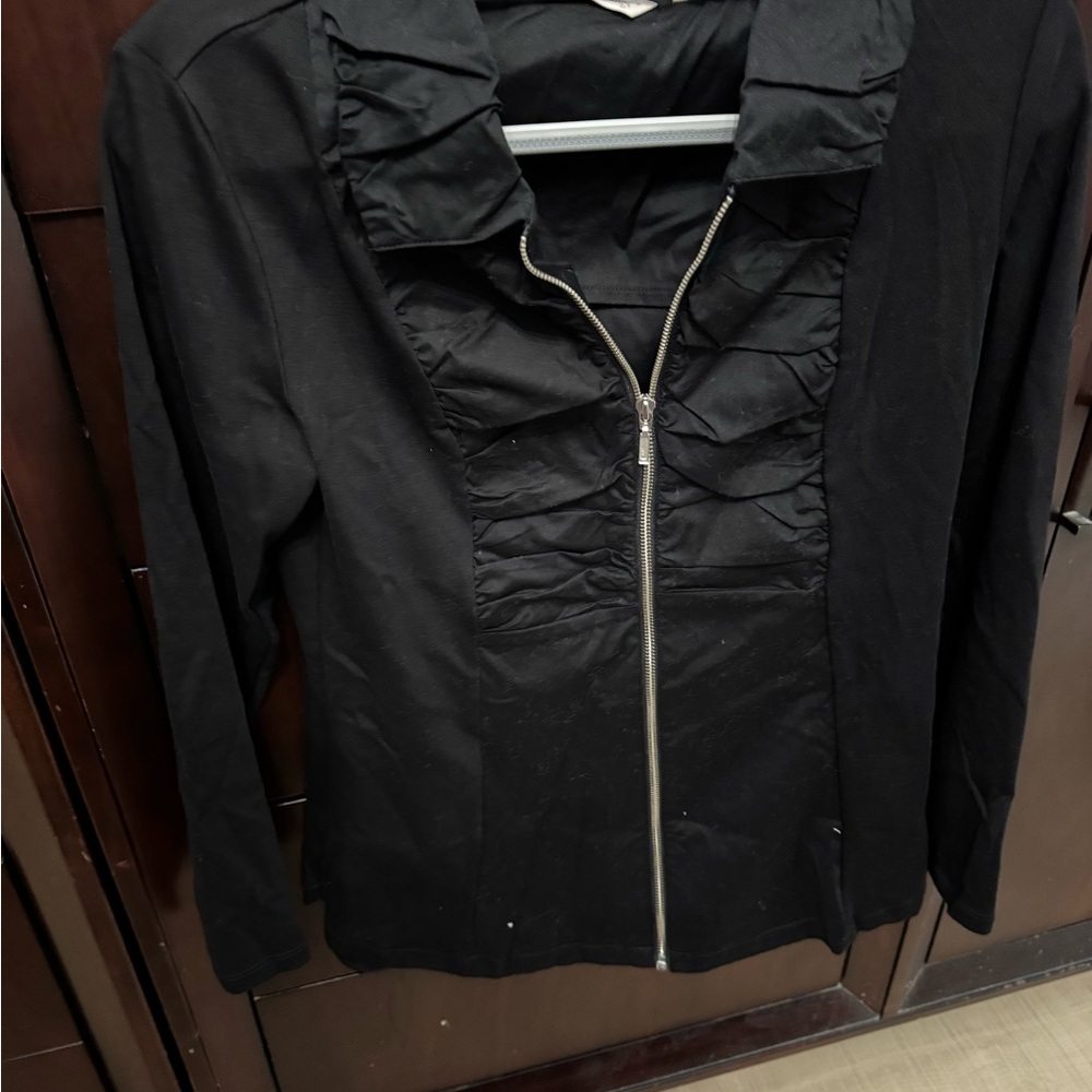Black full zip jacket
